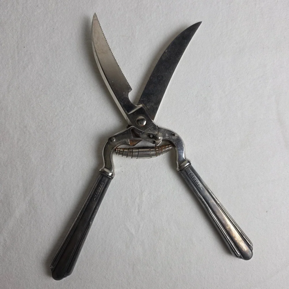 1925 International Silver Co Poultry Shears 'Minuet' German Stainless Steel